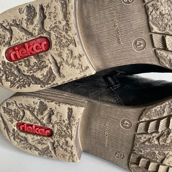 Rieker Scratch Studded Warm Lined Ankle Boots 9.5/10 - Picture 11 of 12